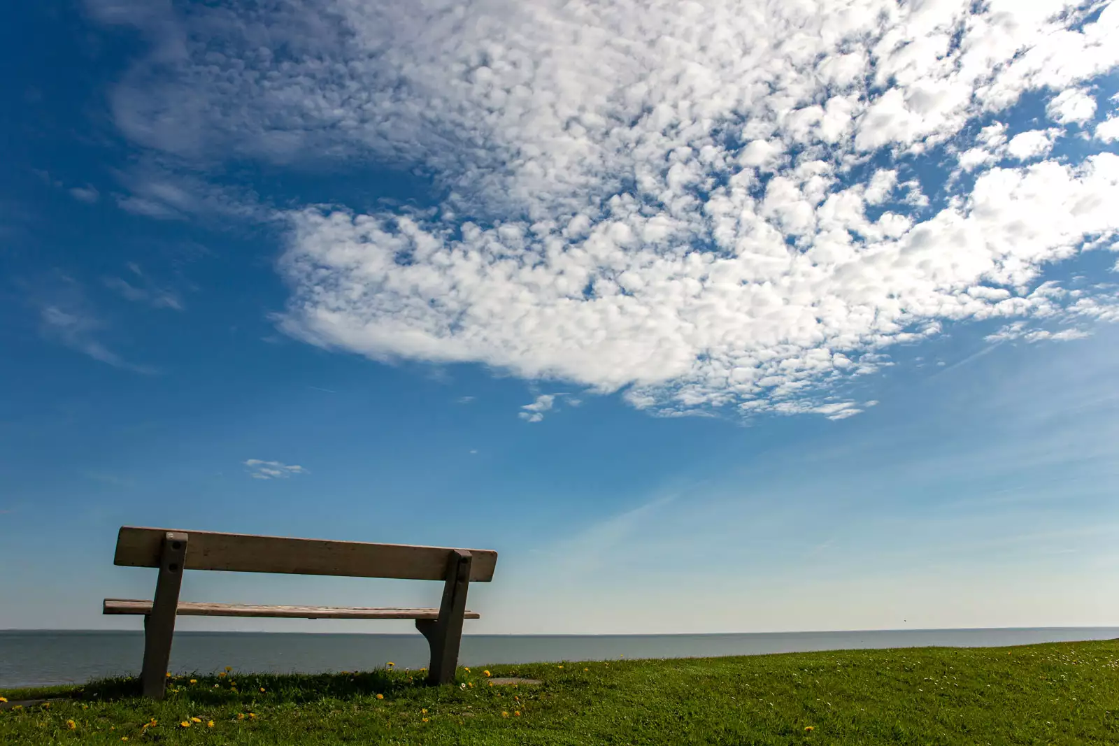 Entspannter Urlaub auf Pellworm mit weitem Blick über die ruhige Insellandschaft und das Wattenmeer